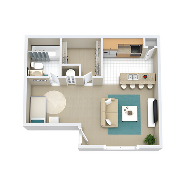 Studio Pacifico 450 sqft - Beach Club