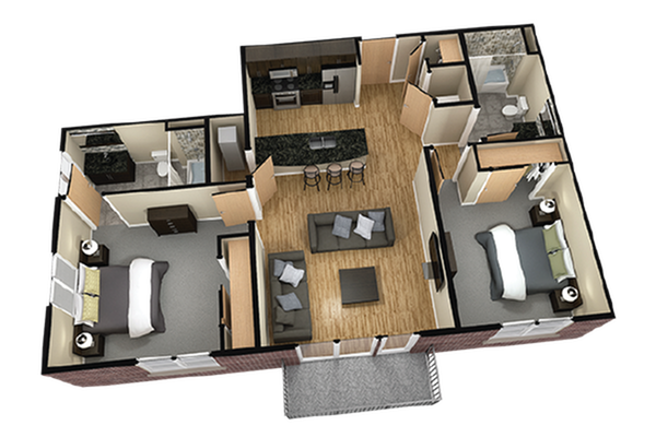 2BR/2BA - Clara - Element Communities Downtown Columbia - Hi...