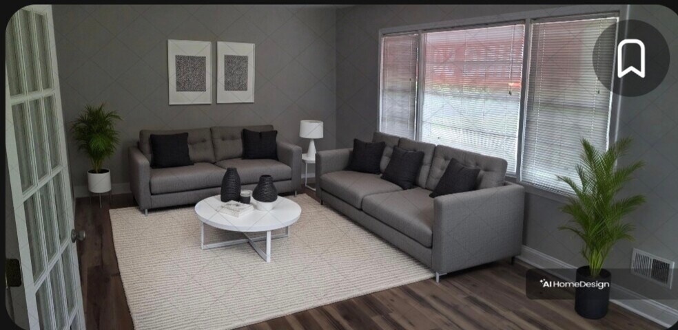 Livingroom virtual decor - 805 N 1st Ave