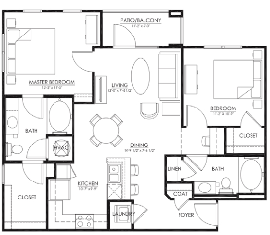 2BR/2BA Simpliclity - Cambria at Cornerstone