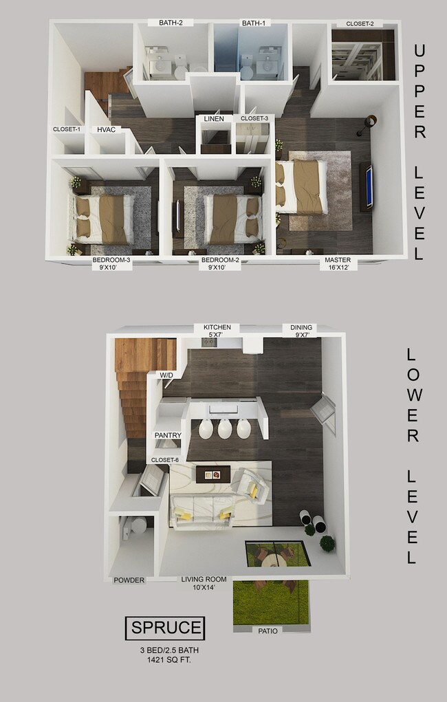 Spruce Floor Plan - Mueller Crossing