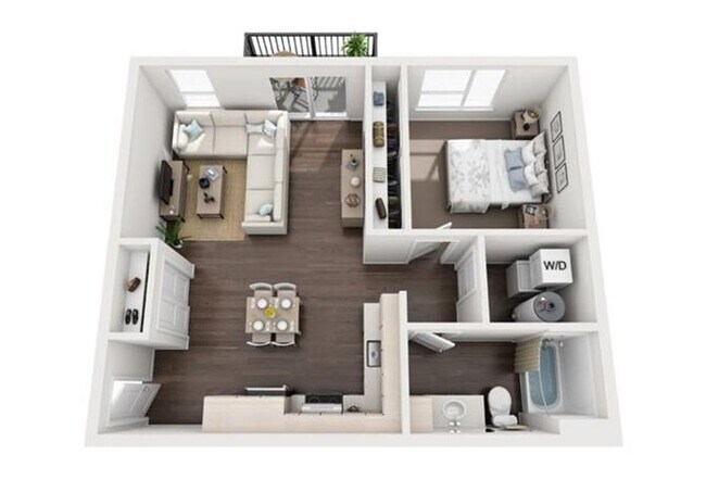Floorplan - The Main Apartments
