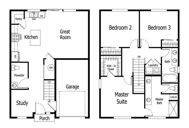 Floorplan - St. Johns Townhomes