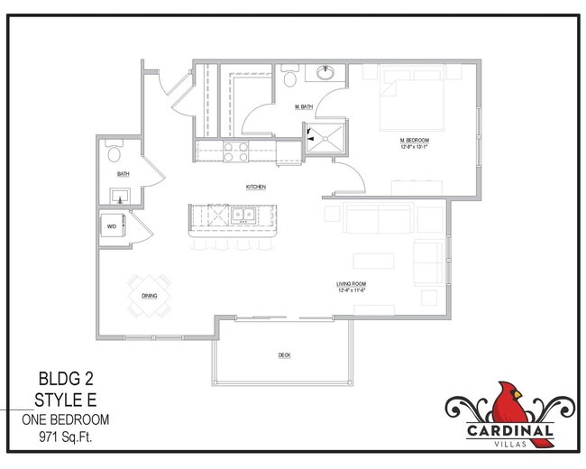 Building Photo - Spacious 1-Bedroom/1.5-Bath, End/Corner un...