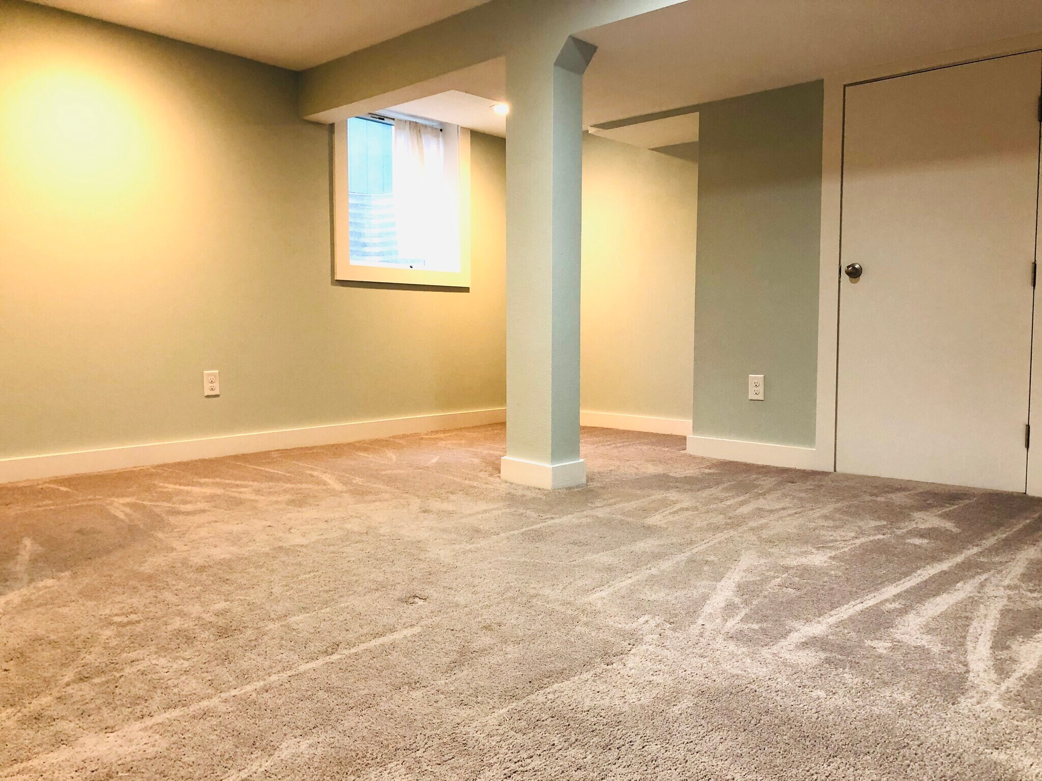 Finished basement with large egress window - 5336 SE 44th Ave