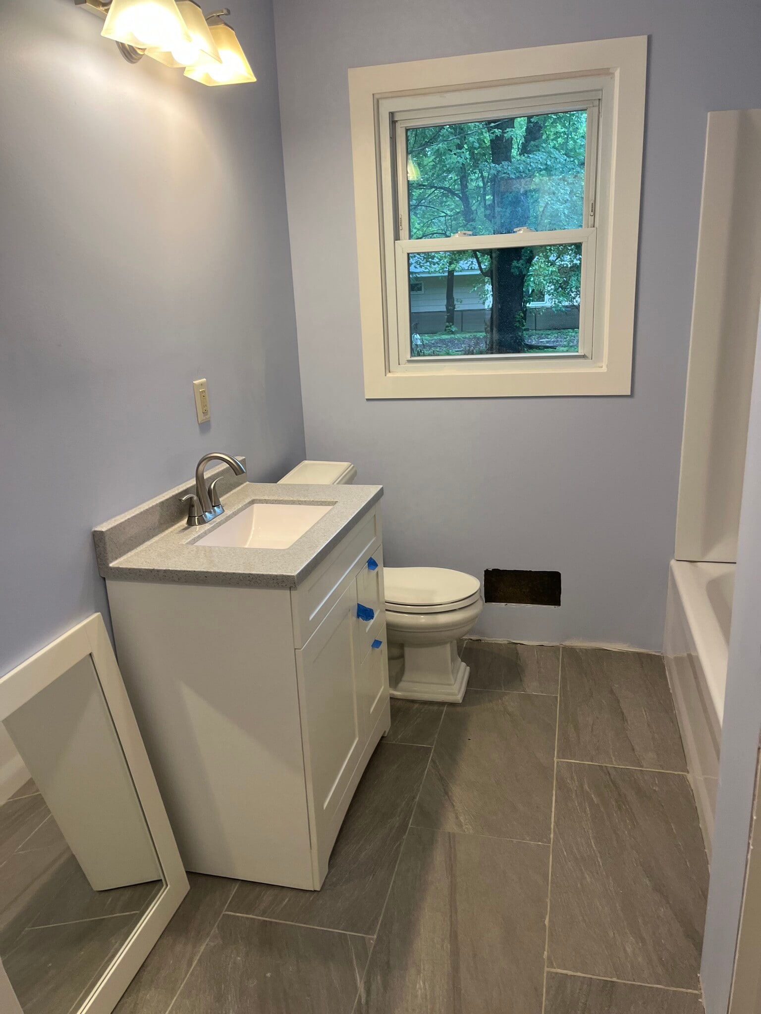 Remodeled upstairs bathroom - 8624 Oakland Ave S