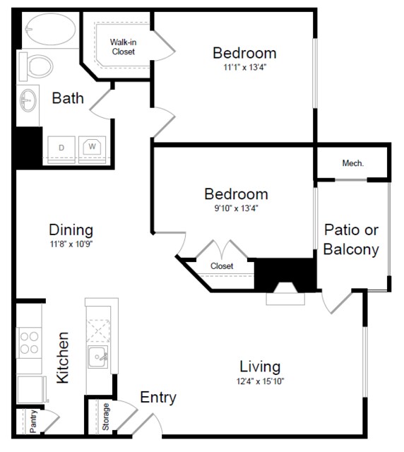 Floorplan - Elme Dulles