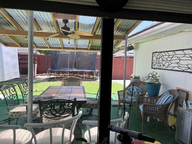 Patio & Back Yard from Sun Room Barclay - 1504 Barclay Dr