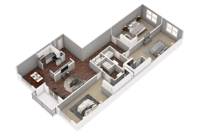 Floorplan - The Rise Apartments