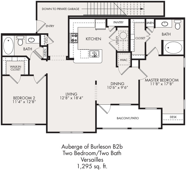 Floorplan - Auberge of Burleson