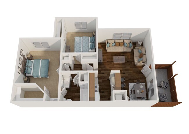 Floorplan - Pine Tree Apartments