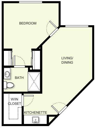 1BR/1BA - The Lodge at White Bear