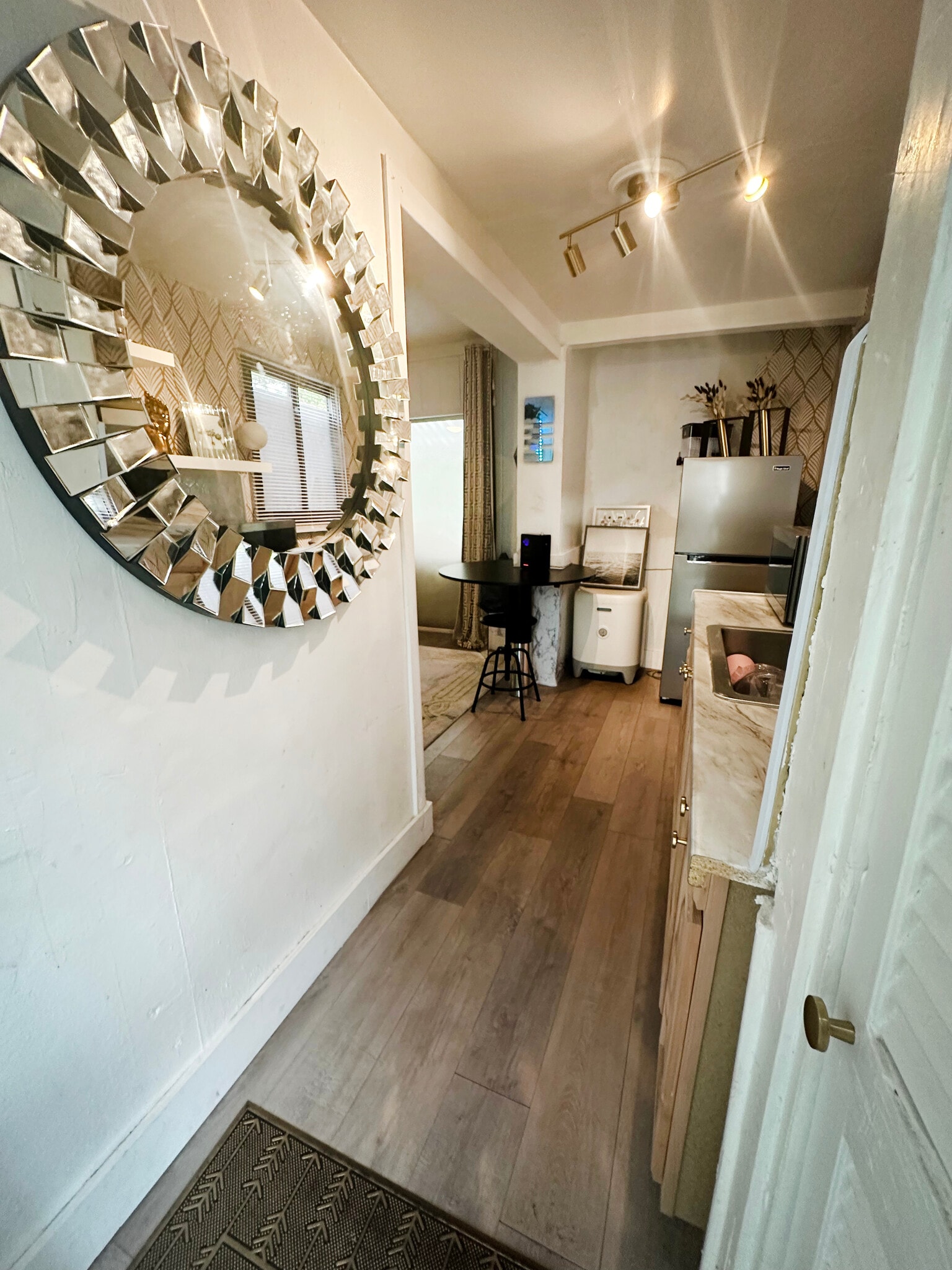 kitchen open to living room - 1051 NW 25th Ave