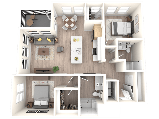Floorplan - Tempo at Nine Mile Station Apartments