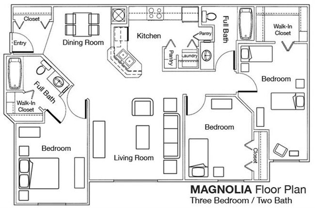 Floorplan - Westwood Apartments