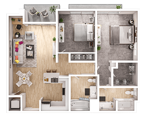 Floorplan - The Guild North Hollywood