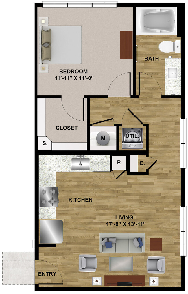 Floorplan - Bishop Central