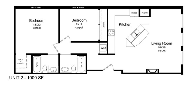 2BR/2BA - Shockoe Commons