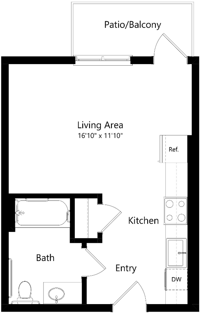 Floorplan - Eastrail Flats