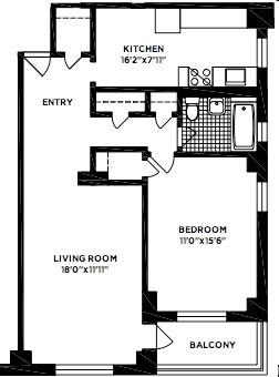 1BR/1BA - 178  Clinton Street