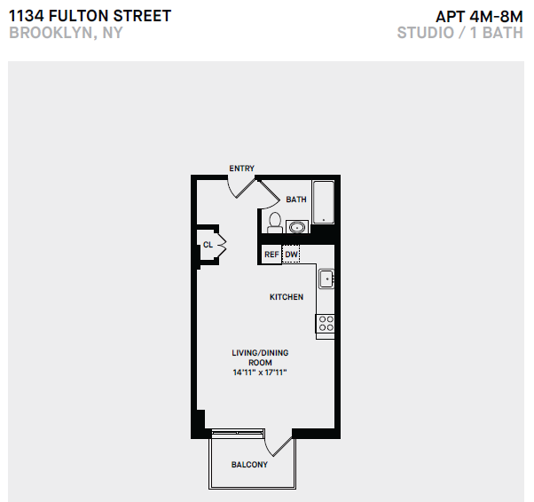 Floorplan - 1134 Fulton Street