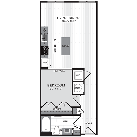 Floorplan - The Parker at Huntington Metro