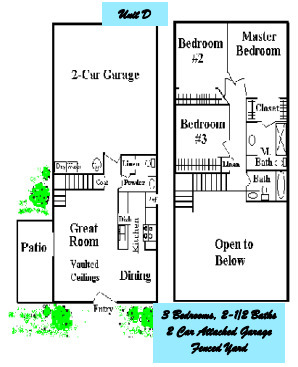 Floorplan - Charleston Court Townhomes