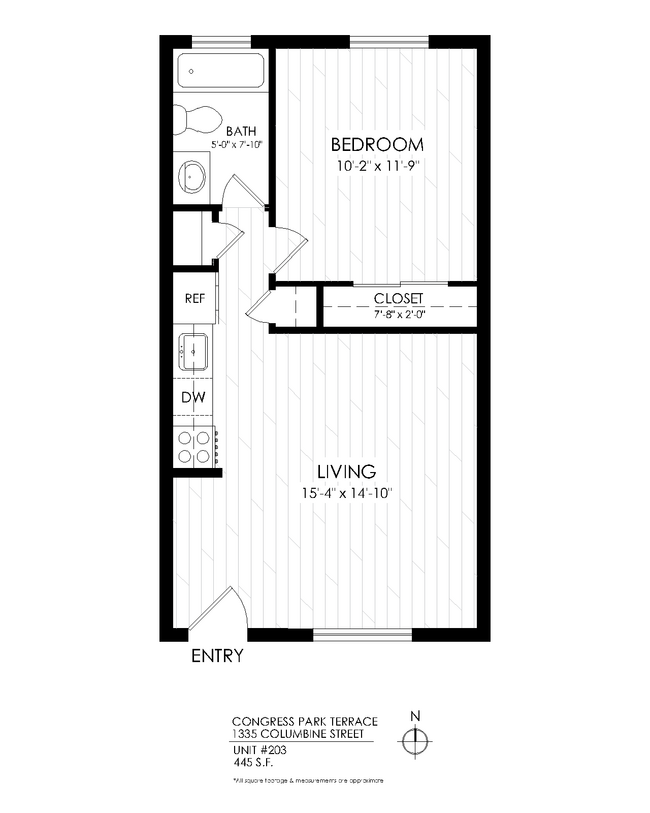 Floorplan - Congress Park Terrace