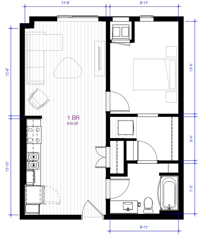 1 Bedroom - Restoring Waters
