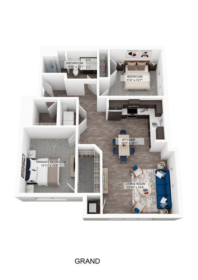 Floorplan - Lofts on Rose - 55+