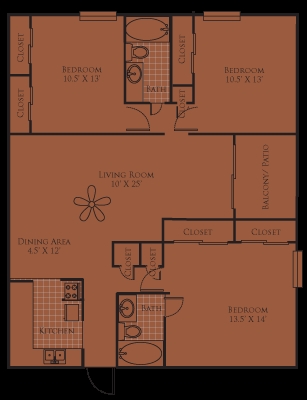 2BR/2BA - VERANO OAKS APARTMENTS