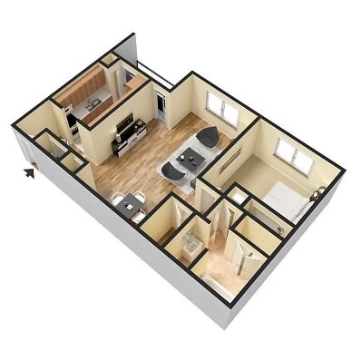 Floorplan - Honeytree Apartments