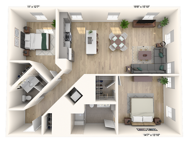 Floorplan - Darien Commons