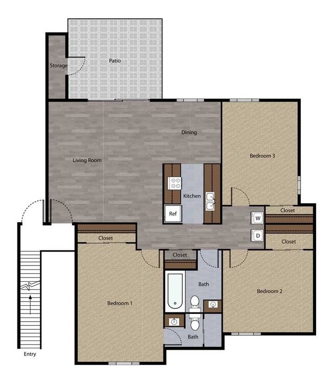 Floorplan - St. Charles Oaks Apartments