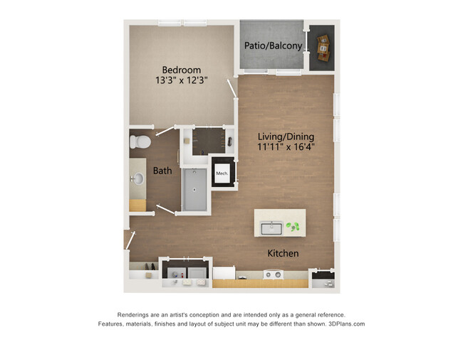 Floorplan - Freedom Flats