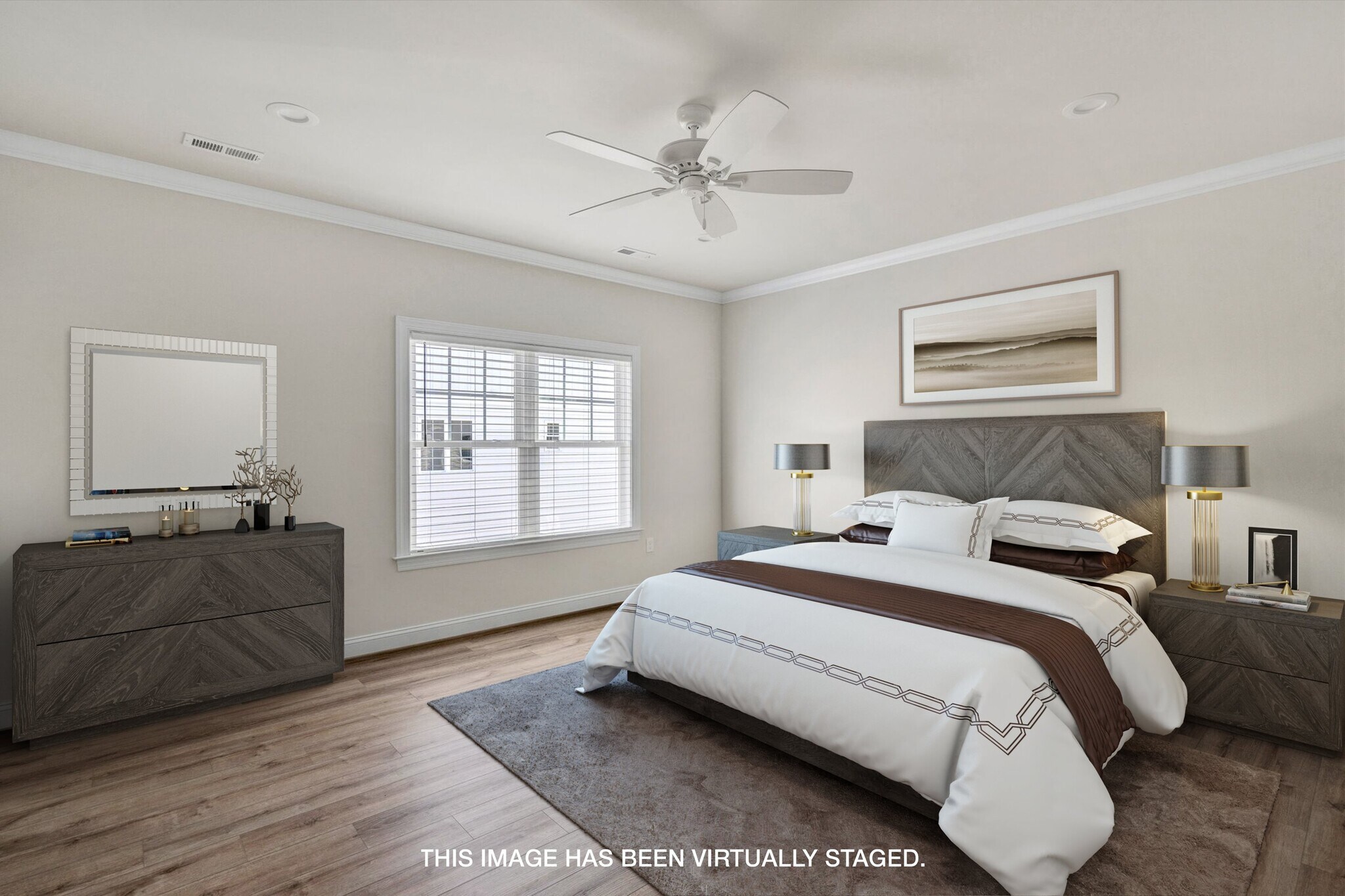 staged primary bedroom - 3408 Avenham Ave SW