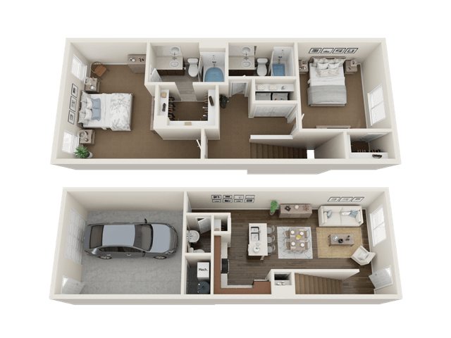 Floorplan - Foothill Lofts Apartments and  Townhomes