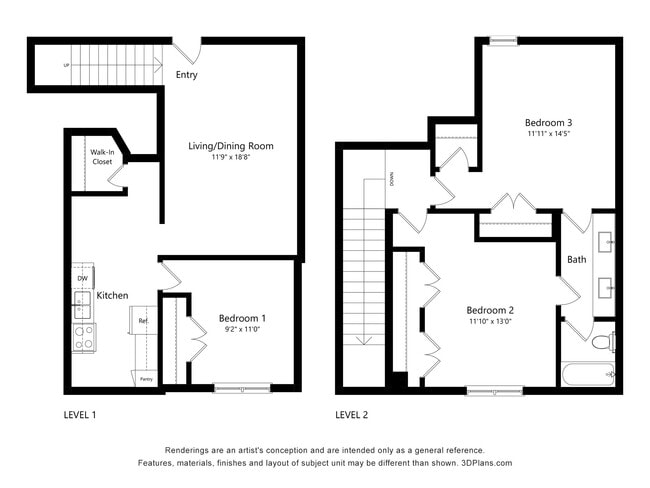 Floorplan - Miller Square & Spanish Trails