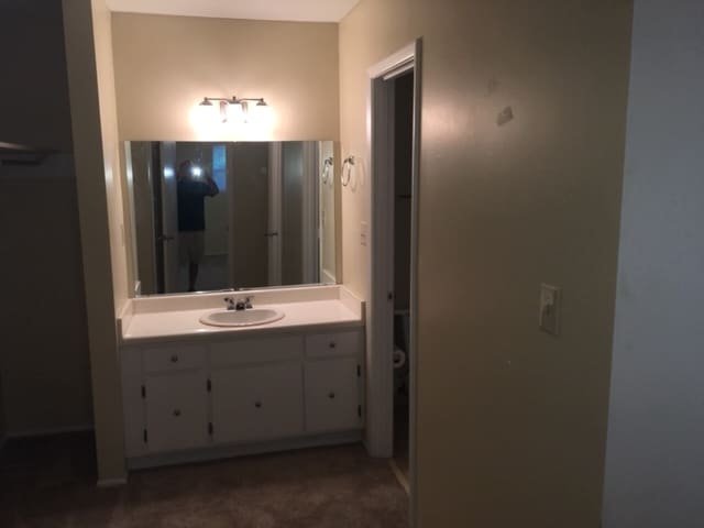 Walk-in closet with vanity - 1100 Skyland Dr
