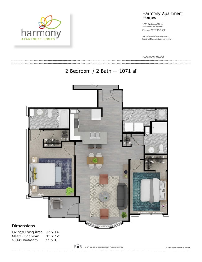 Melody (D10) 2.2.jpg - Harmony Apartment Homes