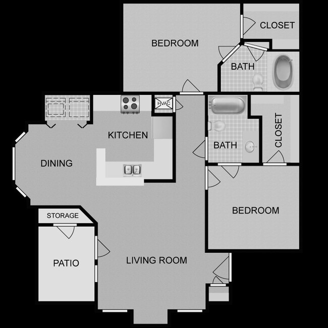 Floorplan - Holly Apartments