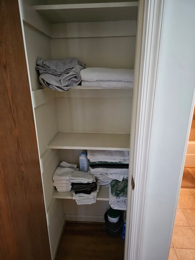Linen closet - 130 Little River Dr