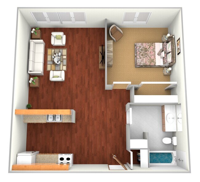 Floorplan - Cimarron Apartments