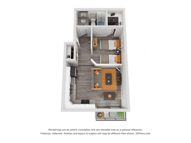 Floorplan - Ariel Court Apts