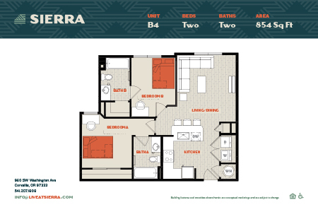 Floorplan - Sierra Student Apartments