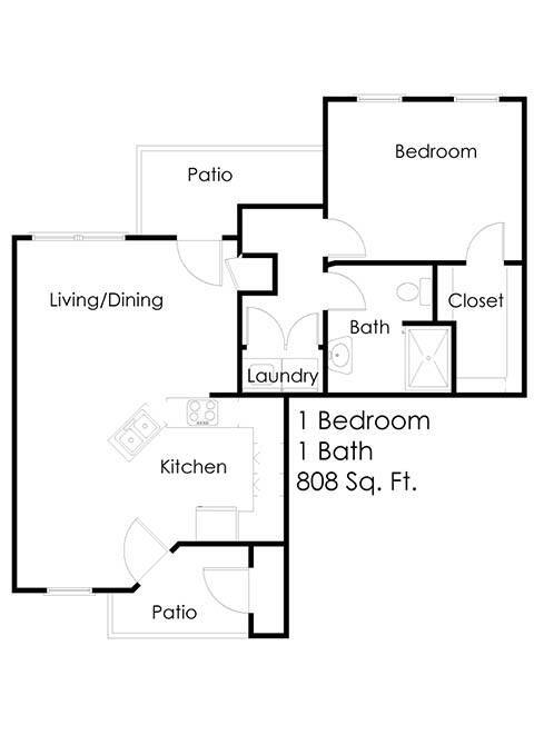 Floorplan - Park Manor 55+ Apartments