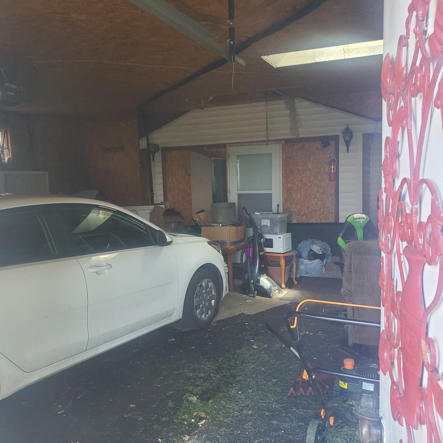 Inside garage view - 908 West Ave