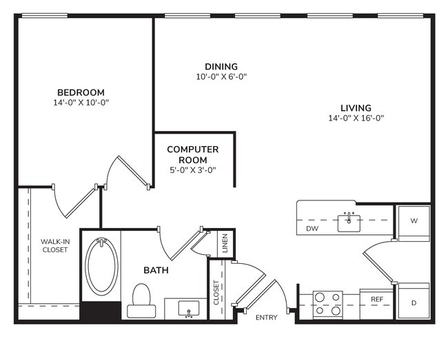 Floorplan - Pavona Apartments