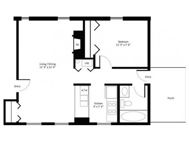 Floorplan - 1732 North Dayton