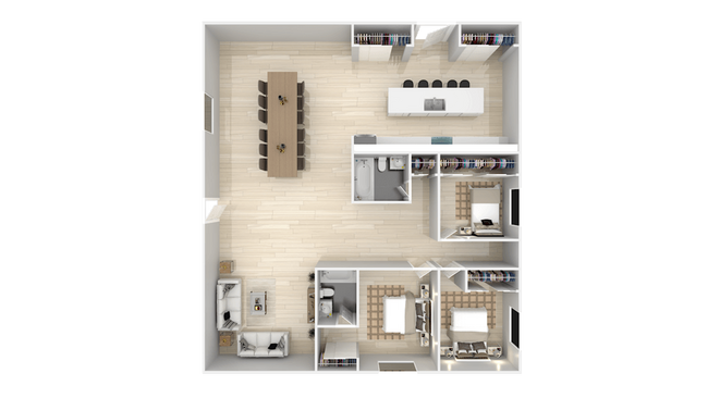 Floorplan - The BLVD Apartments